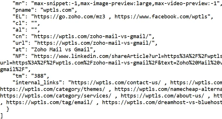 structured data for LLMs